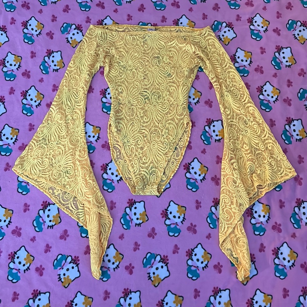 - Mesh body suit